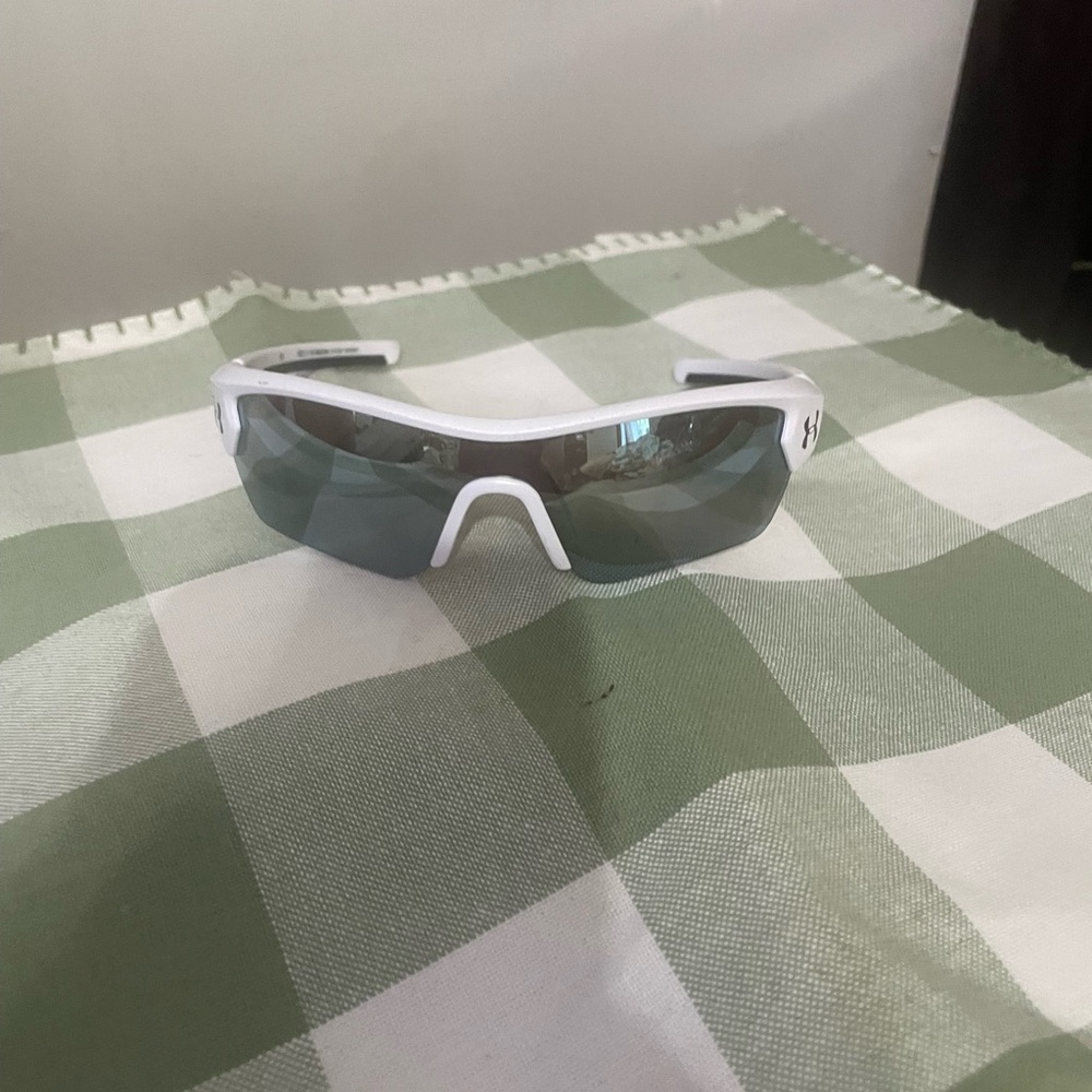 Stylish White Sports Sunglasses